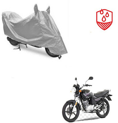 SRENTERPRISES Two Wheeler Cover for Yamaha(Libero, Silver)