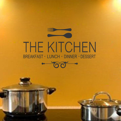 WALLSTICK 80 Kitchen Quotes Removable Sticker(Pack of 1)
