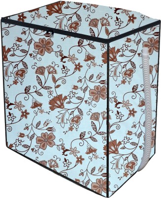 AAVYA UNIQUE FASHION Semi-Automatic Washing Machine  Cover(Width: 78.74 cm, White,Brownflower)