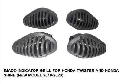 IMAD TRADING TWISTER AND SHINE Bike Headlight Grill(Black)