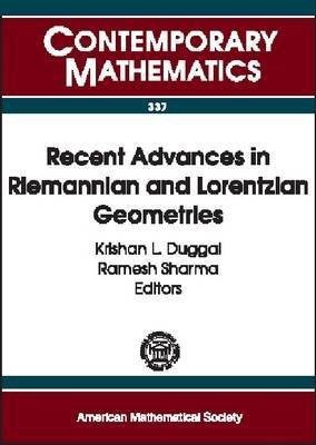 Recent Advances in Riemannian and Lorentzian Geometries(English, Paperback, unknown)