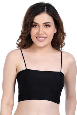 Aj Creation Women Sports Lightly Padded Bra(Black)