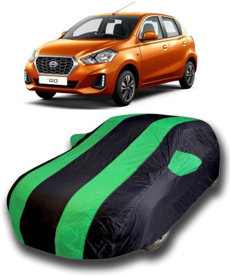 SanginiSang Car Cover For Datsun Go (With Mirror Pockets)(Multicolor)