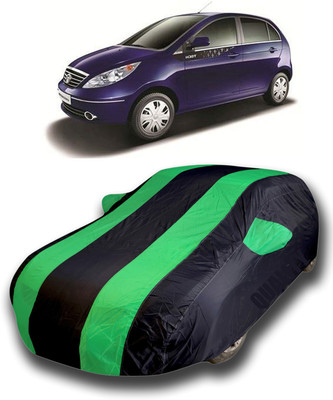KASHYAP FASHION WORLD Car Cover For Tata Vista Tech (With Mirror Pockets)(Multicolor)