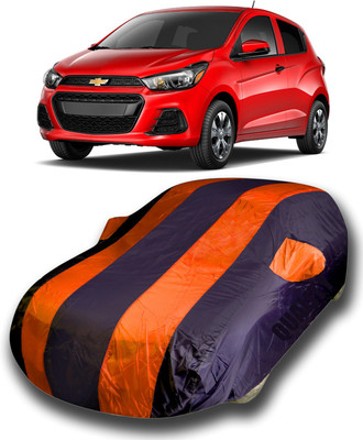 KUSHWAHA Car Cover For Chevrolet Spark (With Mirror Pockets)(Multicolor)