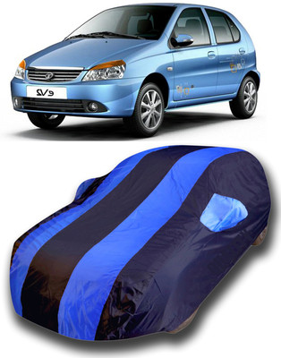 KUSHWAHA Car Cover For Tata Indica eV2 (With Mirror Pockets)(Blue)