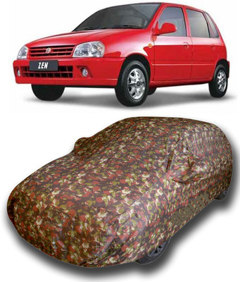 siddharth fashion Car Cover For Maruti Suzuki Zen (With Mirror Pockets)(Multicolor)