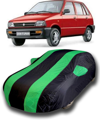 KASHYAP FASHION WORLD Car Cover For Maruti Suzuki 800 (With Mirror Pockets)(Multicolor)