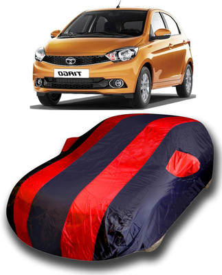 KASHYAP FASHION WORLD Car Cover For Tata Tiago (With Mirror Pockets)(Multicolor)