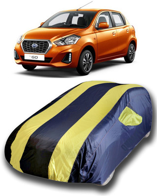 SanginiSang Car Cover For Datsun Go (With Mirror Pockets)(Multicolor)