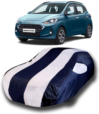 SanginiSang Car Cover For Hyundai Grand i10 (With Mirror Pockets)(Multicolor)