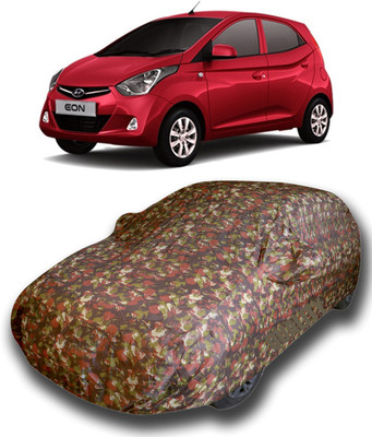 KUSHWAHA Car Cover For Hyundai Eon (With Mirror Pockets)(Multicolor)