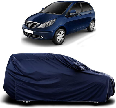 KASHYAP FASHION WORLD Car Cover For Tata Vista (With Mirror Pockets)(Blue)