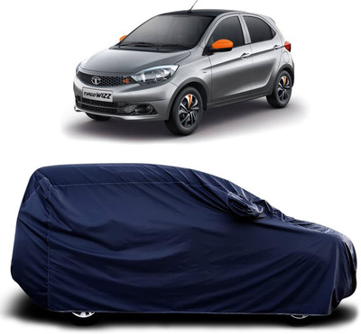 siddharth fashion Car Cover For Tata Tiago (With Mirror Pockets)(Blue)