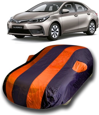 Airkart Car Cover For Toyota Corolla (With Mirror Pockets)(Multicolor)