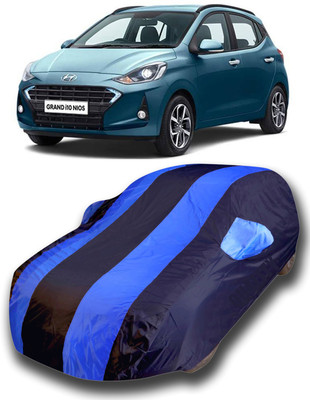 SanginiSang Car Cover For Hyundai Grand i10 (With Mirror Pockets)(Multicolor)