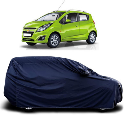 KASHYAP ENTERPRISE Car Cover For Chevrolet Beat (With Mirror Pockets)(Blue)