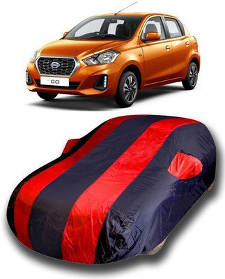 SanginiSang Car Cover For Datsun Go (With Mirror Pockets)(Multicolor)