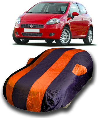 KUSHWAHA Car Cover For Fiat Grande Punto (With Mirror Pockets)(Multicolor)