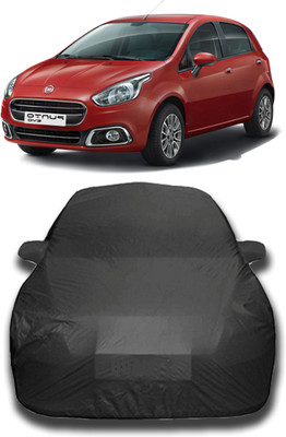 KUSHWAHA Car Cover For Fiat Punto Evo (With Mirror Pockets)(Multicolor)