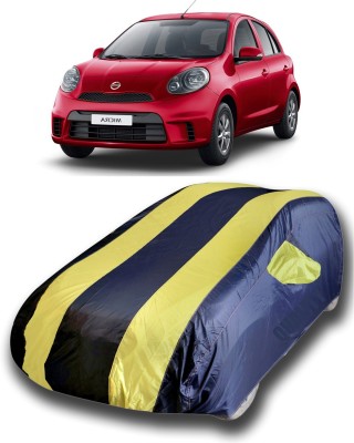 KASHYAP ENTERPRISE Car Cover For Nissan Micra Active (With Mirror Pockets)(Multicolor)