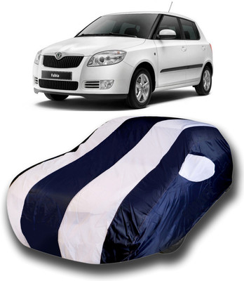 SanginiSang Car Cover For Skoda Fabia (With Mirror Pockets)(Multicolor)