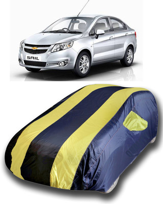 siddharth fashion Car Cover For Chevrolet Sail Hatchback (With Mirror Pockets)(Multicolor)