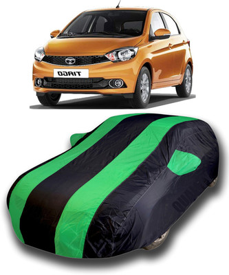 KASHYAP FASHION WORLD Car Cover For Tata Tiago (With Mirror Pockets)(Multicolor)