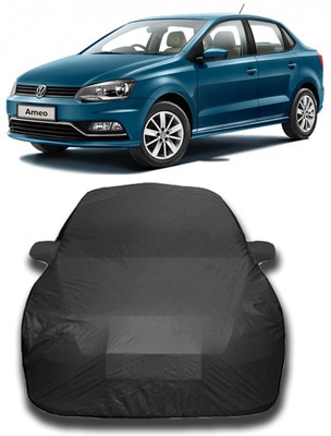 APNEK Car Cover For Volkswagen Ameo (With Mirror Pockets)(Multicolor)