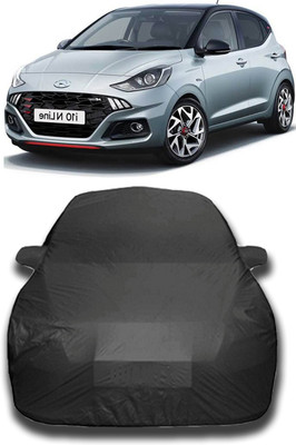 KUSHWAHA Car Cover For Hyundai Grand i10 Nios (With Mirror Pockets)(Grey)