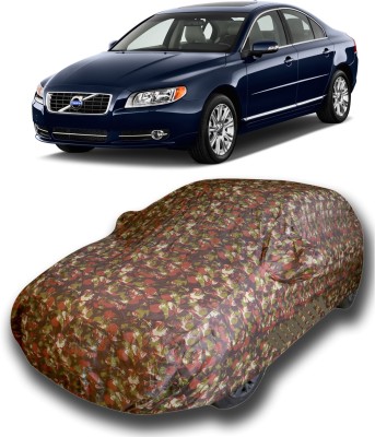 siddharth fashion Car Cover For Volvo S80 (With Mirror Pockets)(Multicolor)