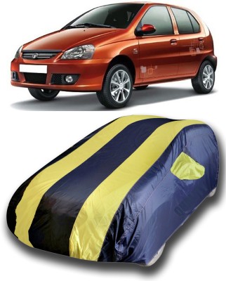 SanginiSang Car Cover For Tata Indica V2 (With Mirror Pockets)(Multicolor)