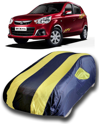 KUSHWAHA Car Cover For Maruti Suzuki Alto K10 (With Mirror Pockets)(Blue, Yellow)