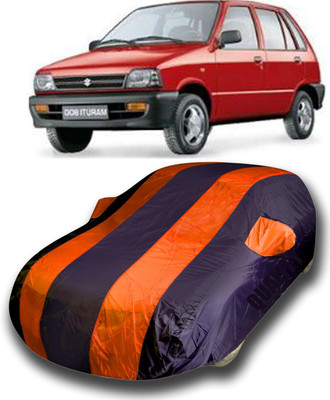 SanginiSang Car Cover For Maruti Suzuki 800 (With Mirror Pockets)(Multicolor)