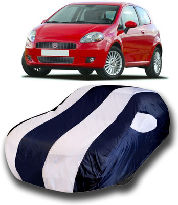 KUSHWAHA Car Cover For Fiat Grande Punto (With Mirror Pockets)(Multicolor)