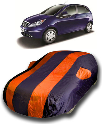 KASHYAP FASHION WORLD Car Cover For Tata Vista Tech (With Mirror Pockets)(Multicolor)