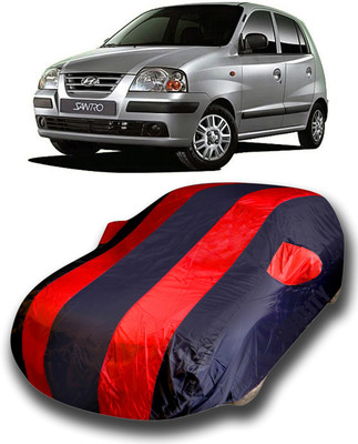 KASHYAP FASHION WORLD Car Cover For Hyundai Santro (With Mirror Pockets)(Multicolor)
