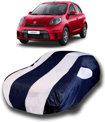 SanginiSang Car Cover For Nissan Micra (With Mirror Pockets)(Multicolor)