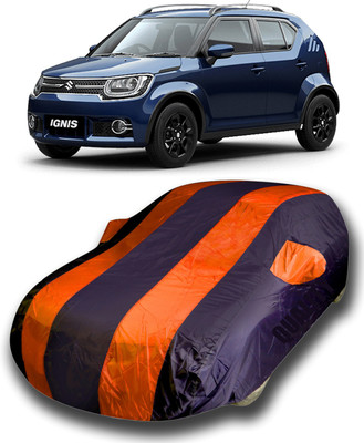 APNEK Car Cover For Maruti Suzuki Ignis (With Mirror Pockets)(Multicolor)