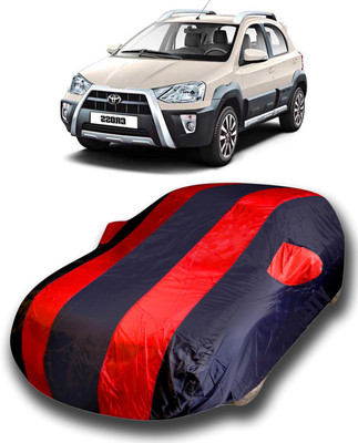 SanginiSang Car Cover For Toyota Etios Cross (With Mirror Pockets)(Multicolor)
