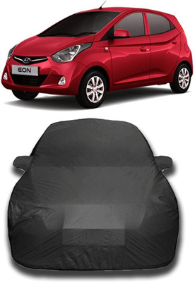 APNEK Car Cover For Hyundai Eon (With Mirror Pockets)(Grey)