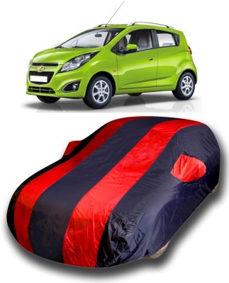 SanginiSang Car Cover For Chevrolet Beat (With Mirror Pockets)(Multicolor)