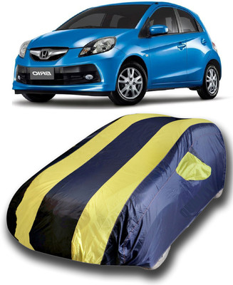 KUSHWAHA Car Cover For Honda Brio (With Mirror Pockets)(Multicolor)