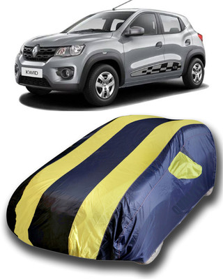 KASHYAP FASHION WORLD Car Cover For Renault Kwid (With Mirror Pockets)(Multicolor)