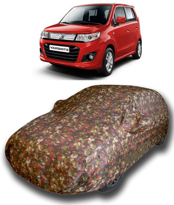 siddharth fashion Car Cover For Maruti Suzuki WagonR Stingray (With Mirror Pockets)(Multicolor)