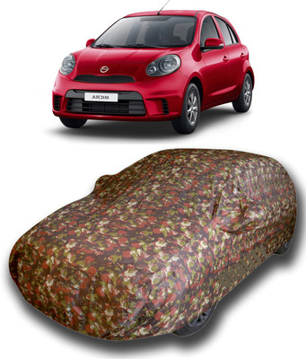 KASHYAP ENTERPRISE Car Cover For Nissan Micra Active (With Mirror Pockets)(Multicolor)
