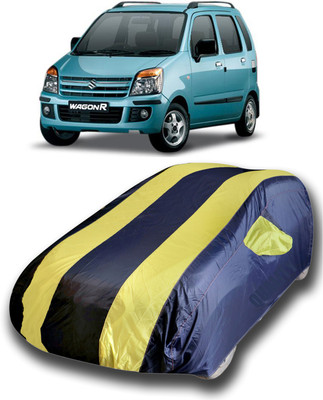 KASHYAP FASHION WORLD Car Cover For Maruti Suzuki WagonR (With Mirror Pockets)(Multicolor)