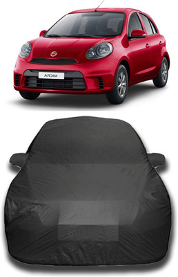KASHYAP FASHION WORLD Car Cover For Nissan Micra Active (With Mirror Pockets)(Multicolor)