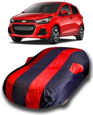 KASHYAP FASHION WORLD Car Cover For Chevrolet Spark (With Mirror Pockets)(Multicolor)