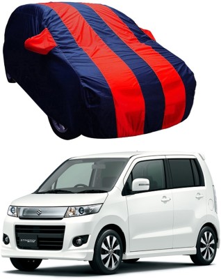 ABS AUTO TREND Car Cover For Maruti Suzuki WagonR (With Mirror Pockets)(Red, Blue)